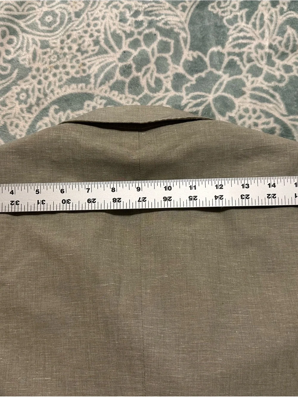 NWT Zanetti Messina Jacket Mens 38R Sage Green Linen Blend Sport Coat Blazer